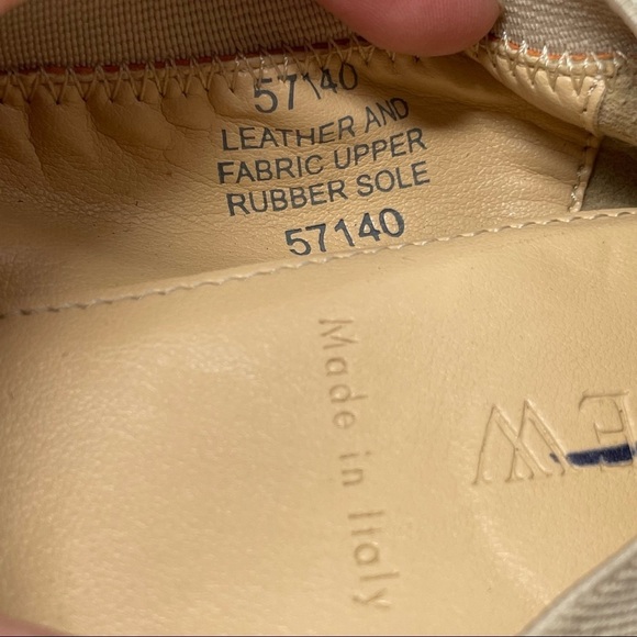 J.Crew Orange Leather Cap Toe Color Block Mila Ballet Flats Size 8 - Picture 10 of 11